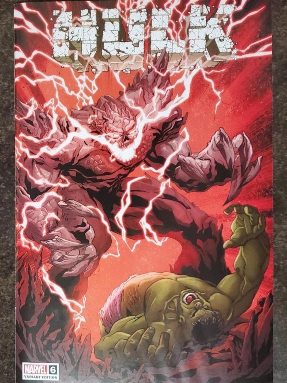 Marvel Hulk #6 Will Sliney Unknown 616 Trade Dress Variant Titan Comic Book